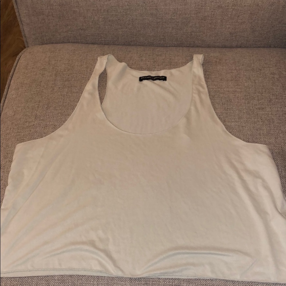 Brandy Melville Light Mint Green Crop Top - OS